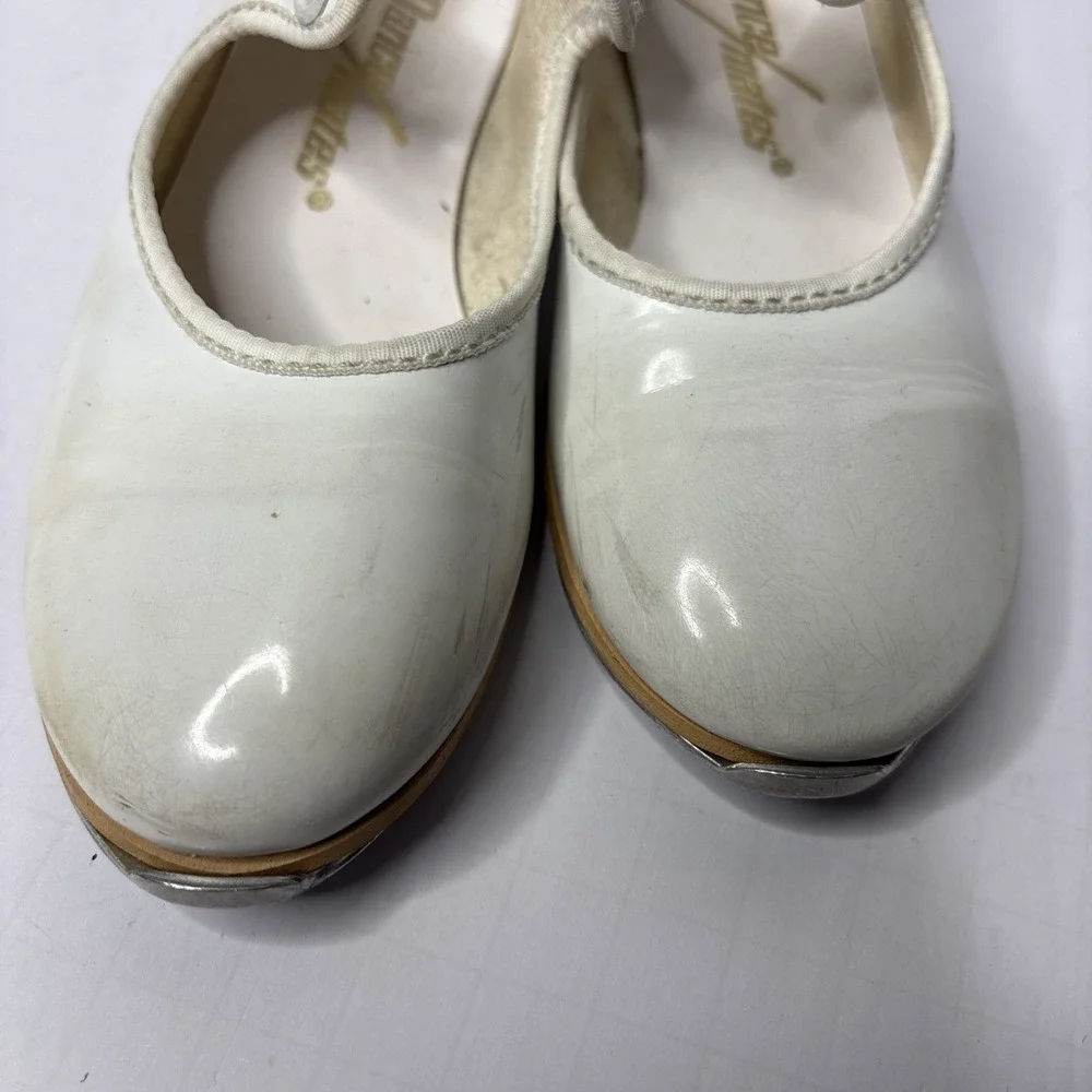 Theatricals Little Girls White Tap Dance Shoes, Size 10.5‎
